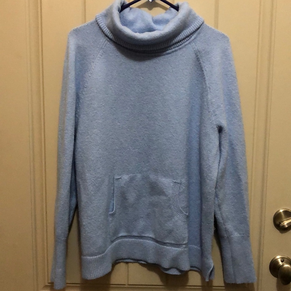 Baby Blue Loft Turtleneck Sweater (SZ XL)